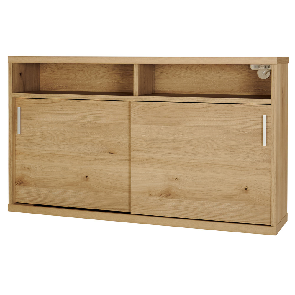 狭い空間に置きやすい引き戸タイプのテレビ台 幅120cm 壁面収納テレビ台 テレビ台 テレビボード 628402