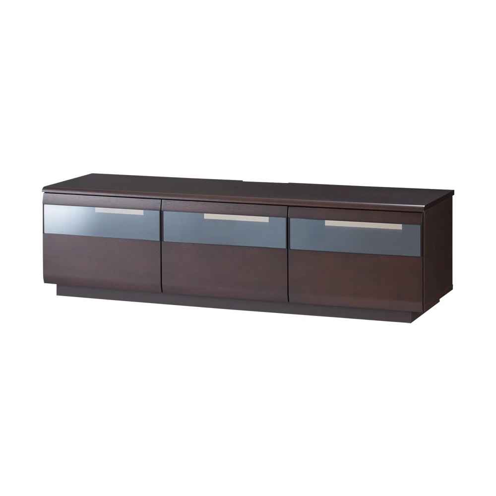 テレビ台 幅150高さ42cm 【オーク材アールデザインシリーズ】 ローボード テレビ台 テレビボード 628417