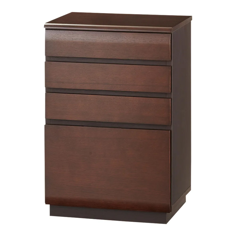 オーク材アールデザインリビングシリーズ チェスト 幅50cm リビング リビング収納 628423