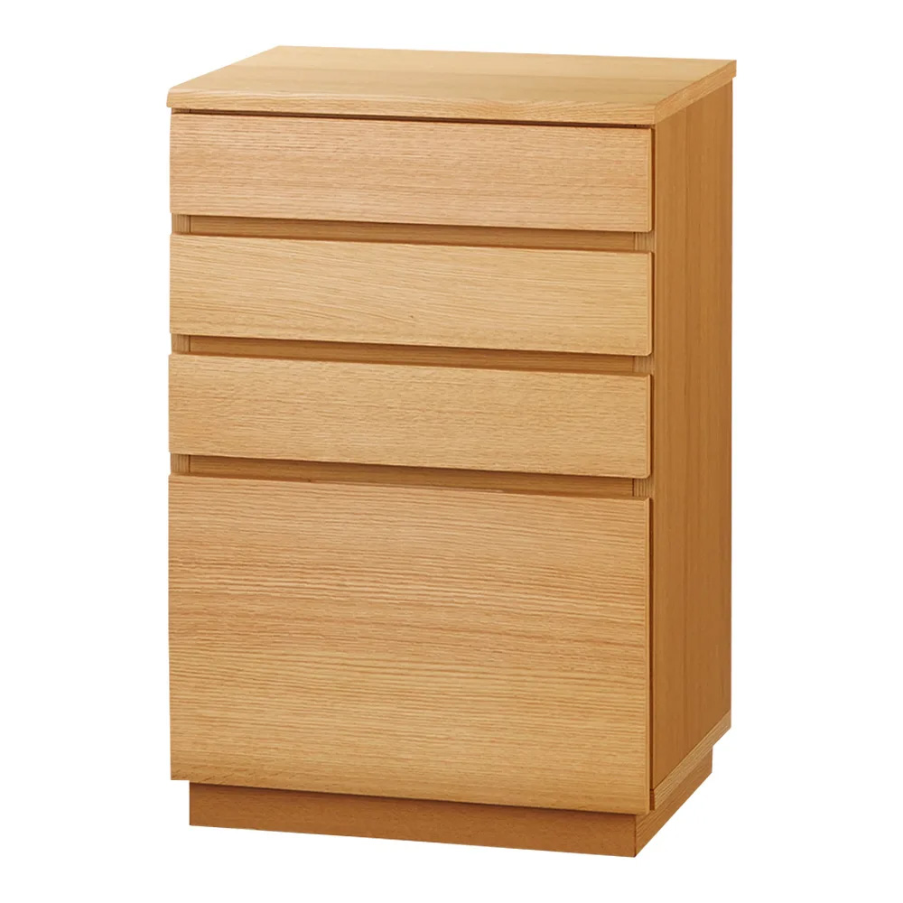 オーク材アールデザインリビングシリーズ チェスト 幅50cm リビング リビング収納 628423