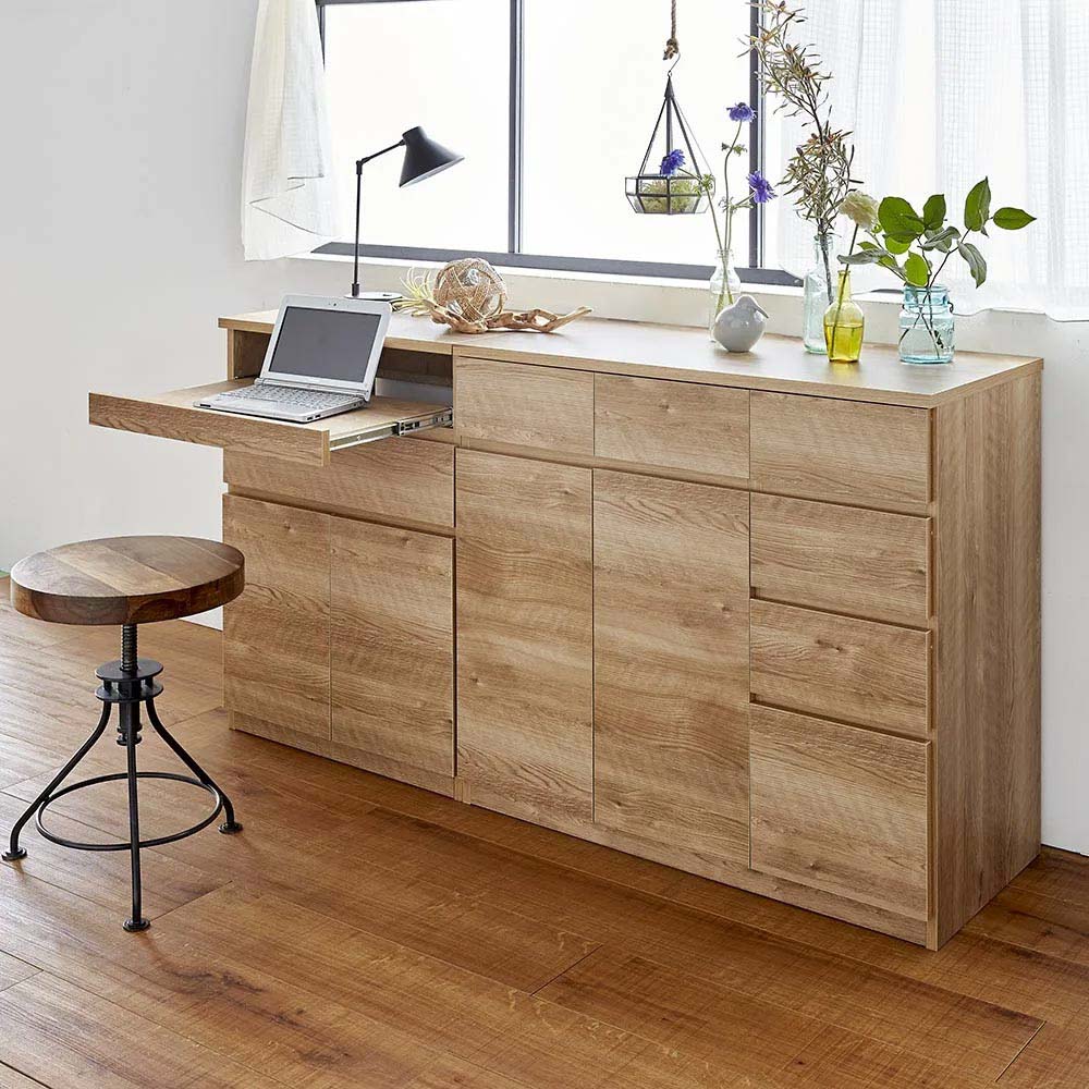 テレワークにも最適 北欧スタイルリビング収納シリーズ 2枚扉タイプ 幅60cm キャビネット リビングボード リビング収納 628703