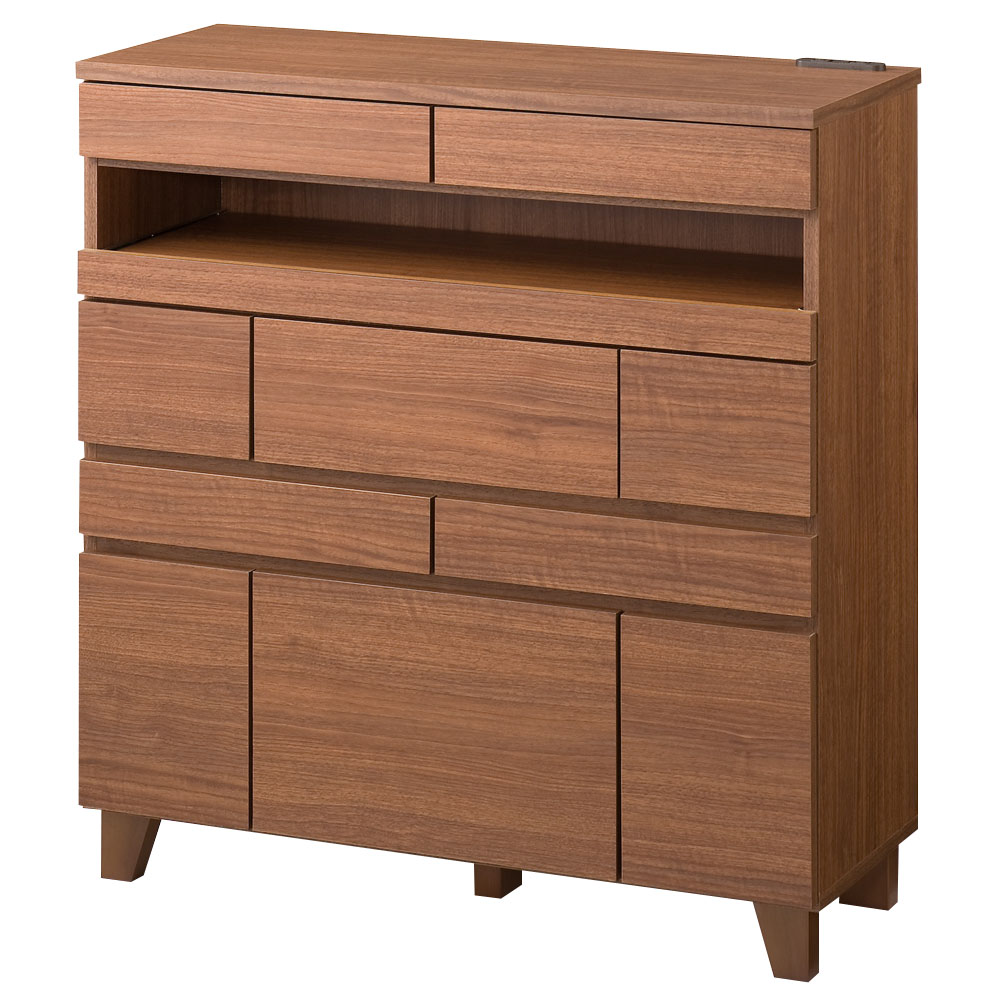 インクジェットプリンターが置ける オールインワン収納引き出しFAX台 幅67cm 台 ラック リビング収納 628718