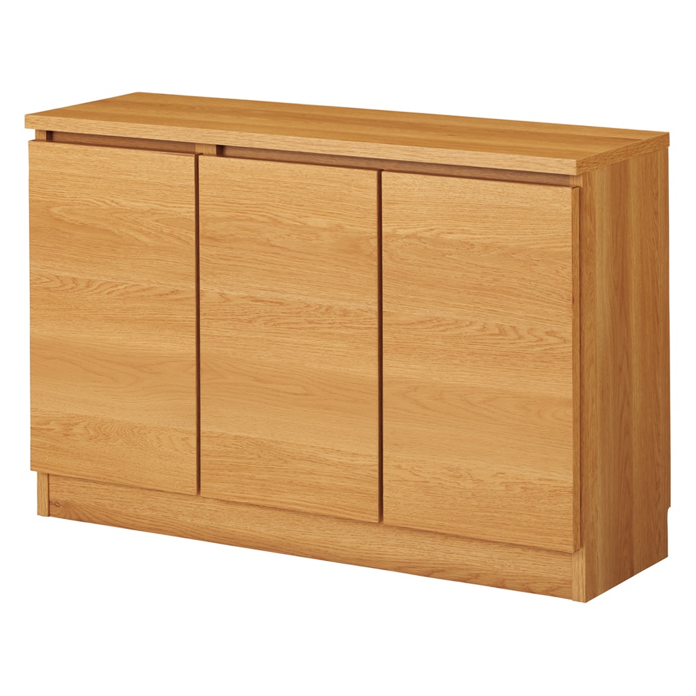 ≪幅90cm・3枚扉≫ 高さ60cm!カウンターテーブル下に収まる収納庫 キッチンカウンター下収納 キッチン収納 629028