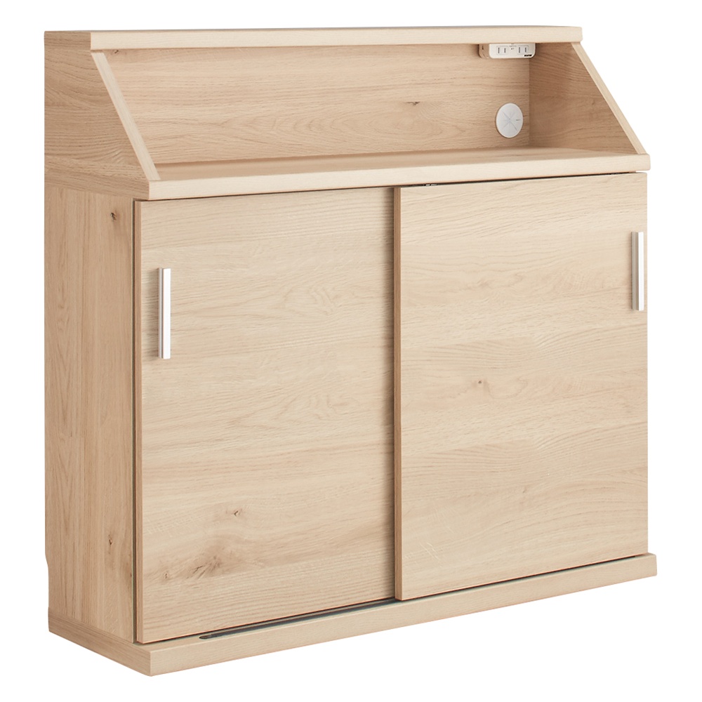 ≪高さ70cm≫ 狭いカウンター天板下にもすっきり納まる収納庫 幅90cm 電話 FAX台 多段 リビング収納 629101