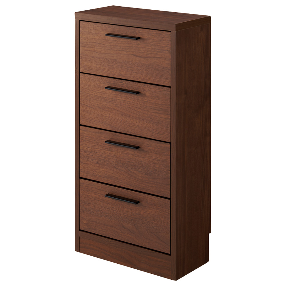 ウォルナットカウンター下収納庫 引き出し 幅45奥行29.5高さ87cm キッチンカウンター下収納 キッチン収納 629270