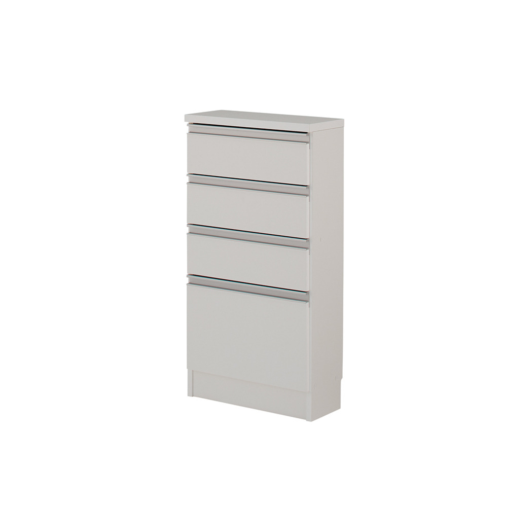 ストレートカウンター下収納庫 引き出し 幅45 奥行20cm 薄型タイプ リビング リビング収納 629301