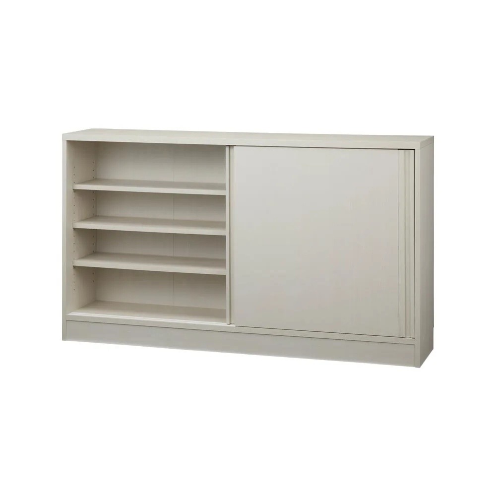 大容量引き戸カウンター下収納 幅140cm キッチンカウンター下収納 キッチン収納 629309