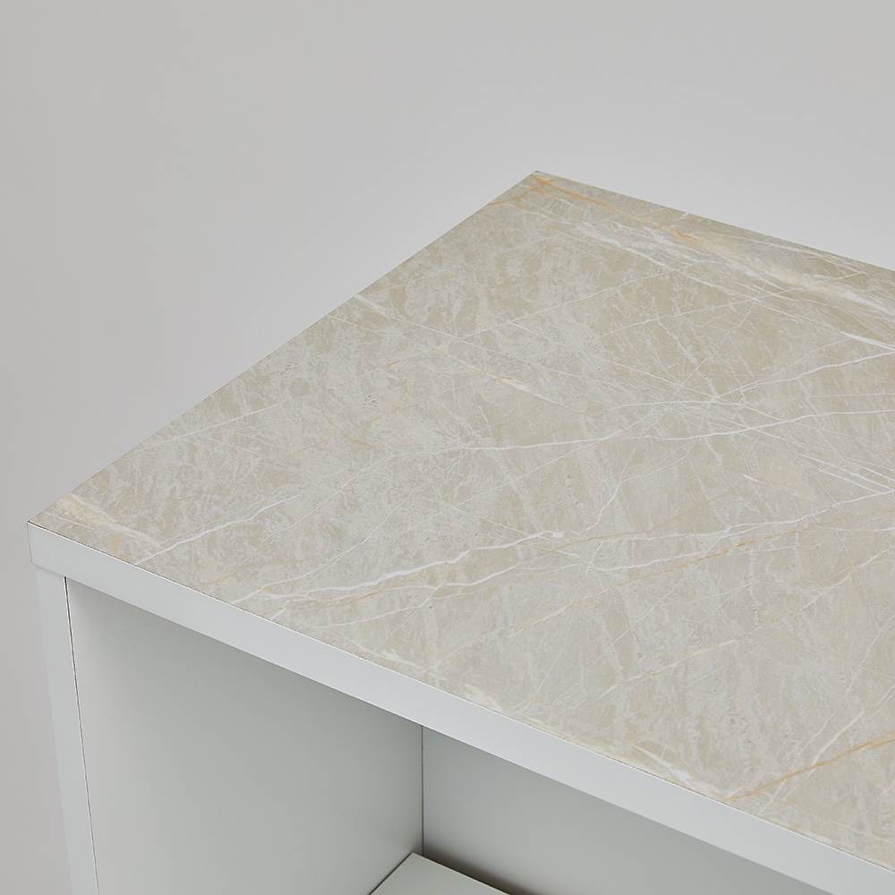 置くだけでカフェ風に!間仕切りアイランドカウンター 幅90cm キッチンカウンター キッチン収納 629501