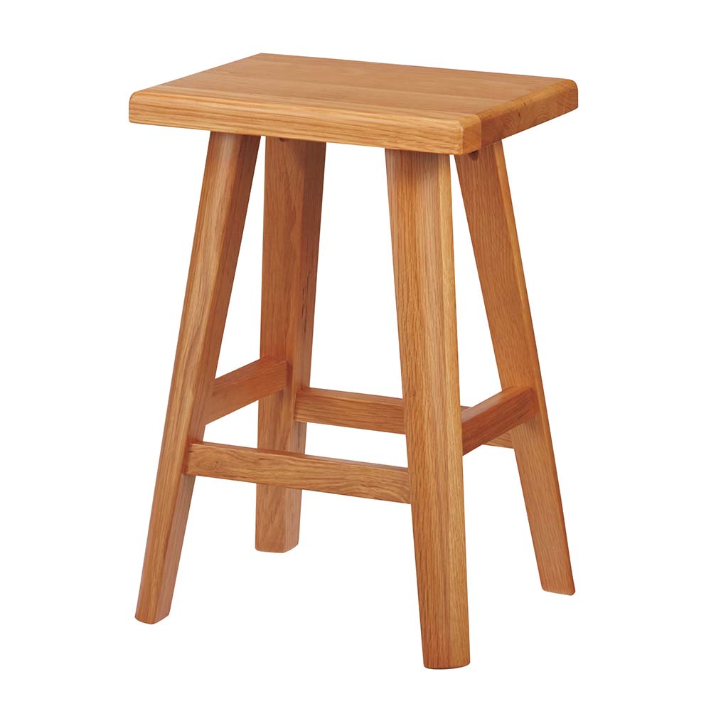 高さと形が選べる天然木スツール ロー(高さ43cm) 角型 スツール 丸椅子 椅子 チェア 629507