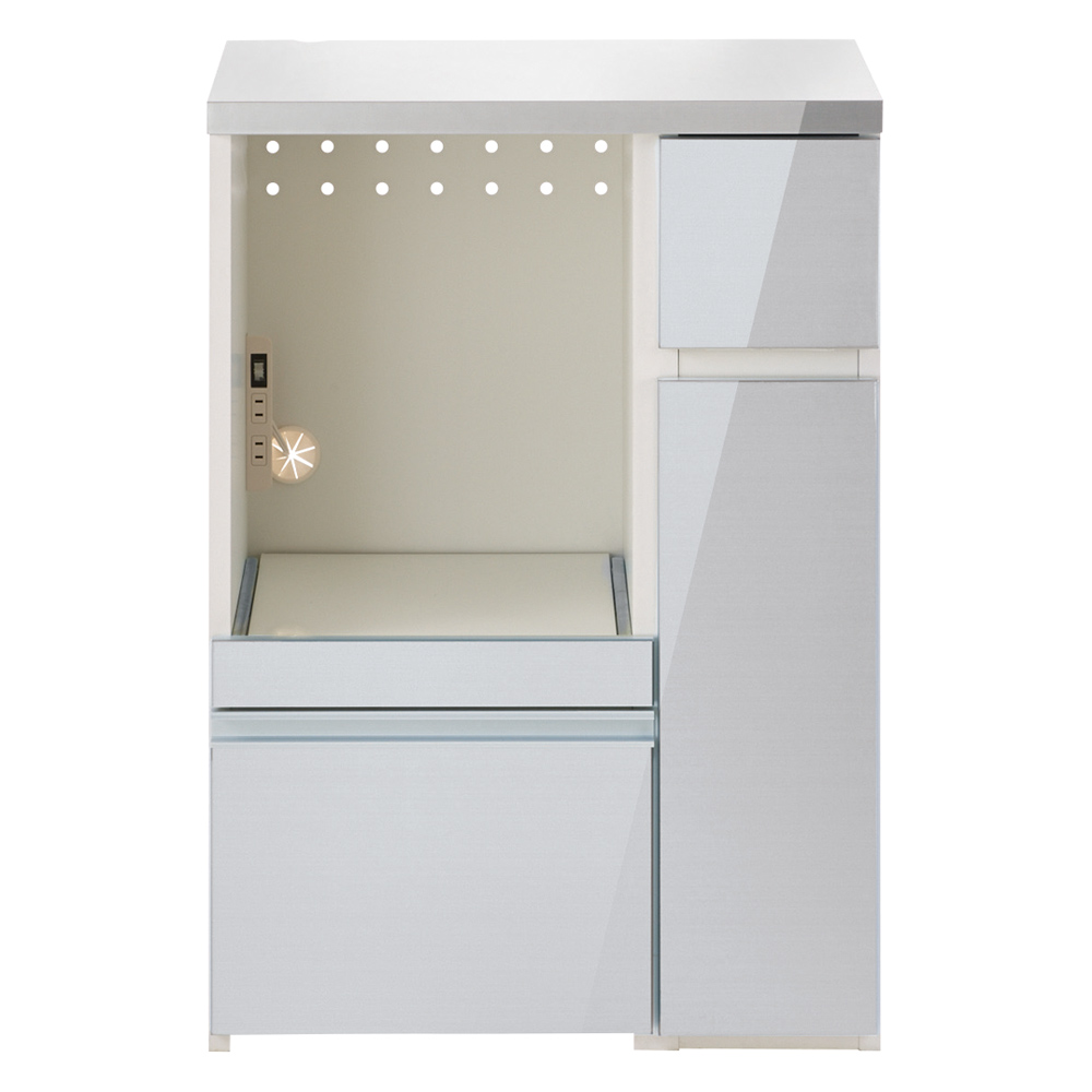 ≪幅60cm奥行45cm≫ サイズが選べる家電収納キッチンカウンター ロータイプ 幅60cm キッチンカウンター キッチン収納 629605