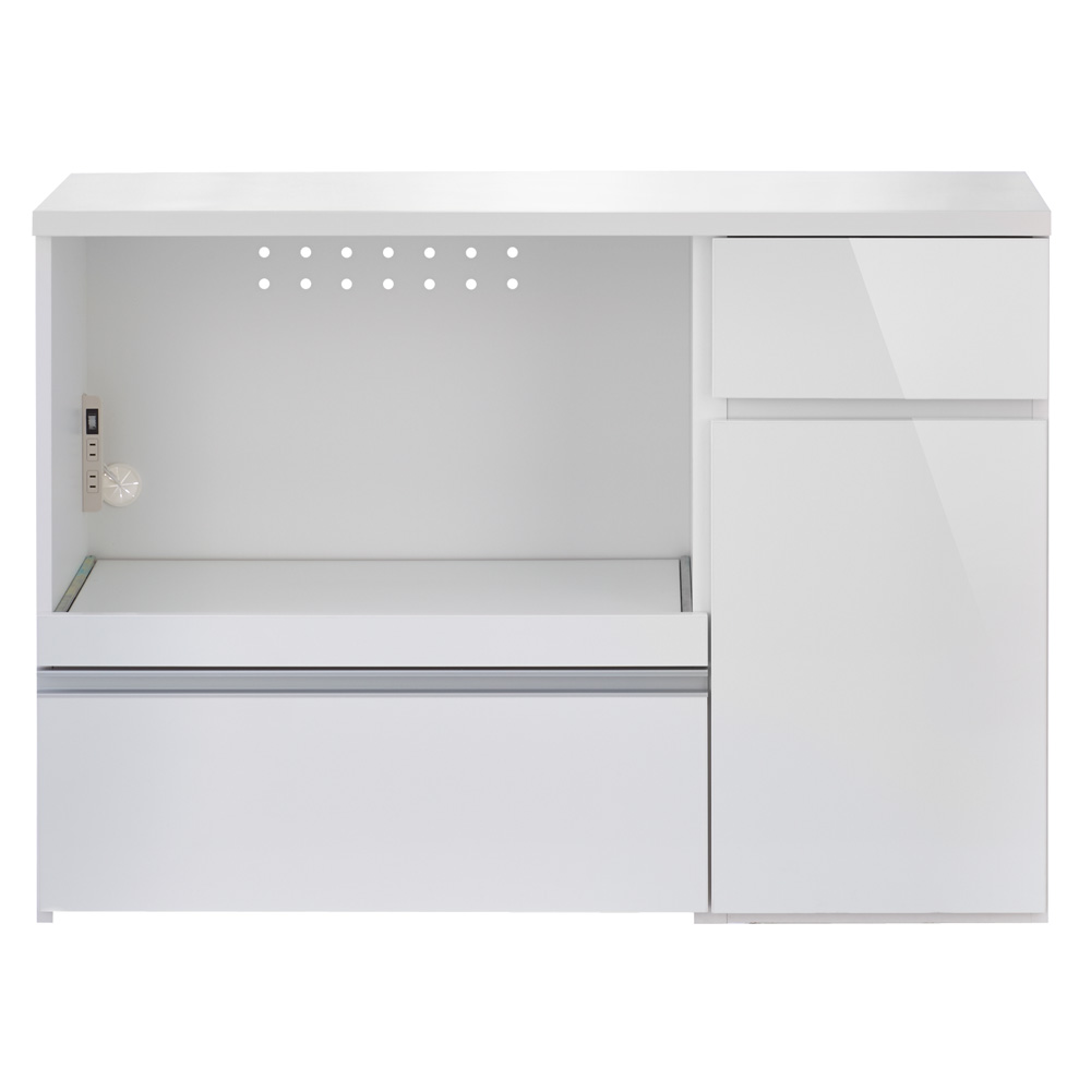 ≪幅120cm奥行50cm≫ サイズが選べる家電収納キッチンカウンター ロータイプ 幅120cm キッチンカウンター キッチン収納 629612