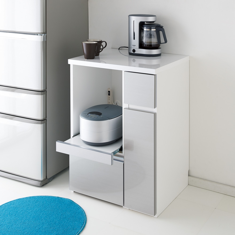≪幅60cm奥行50cm≫ サイズが選べる家電収納キッチンカウンター ハイタイプ 幅60cm キッチンカウンター キッチン収納 629615