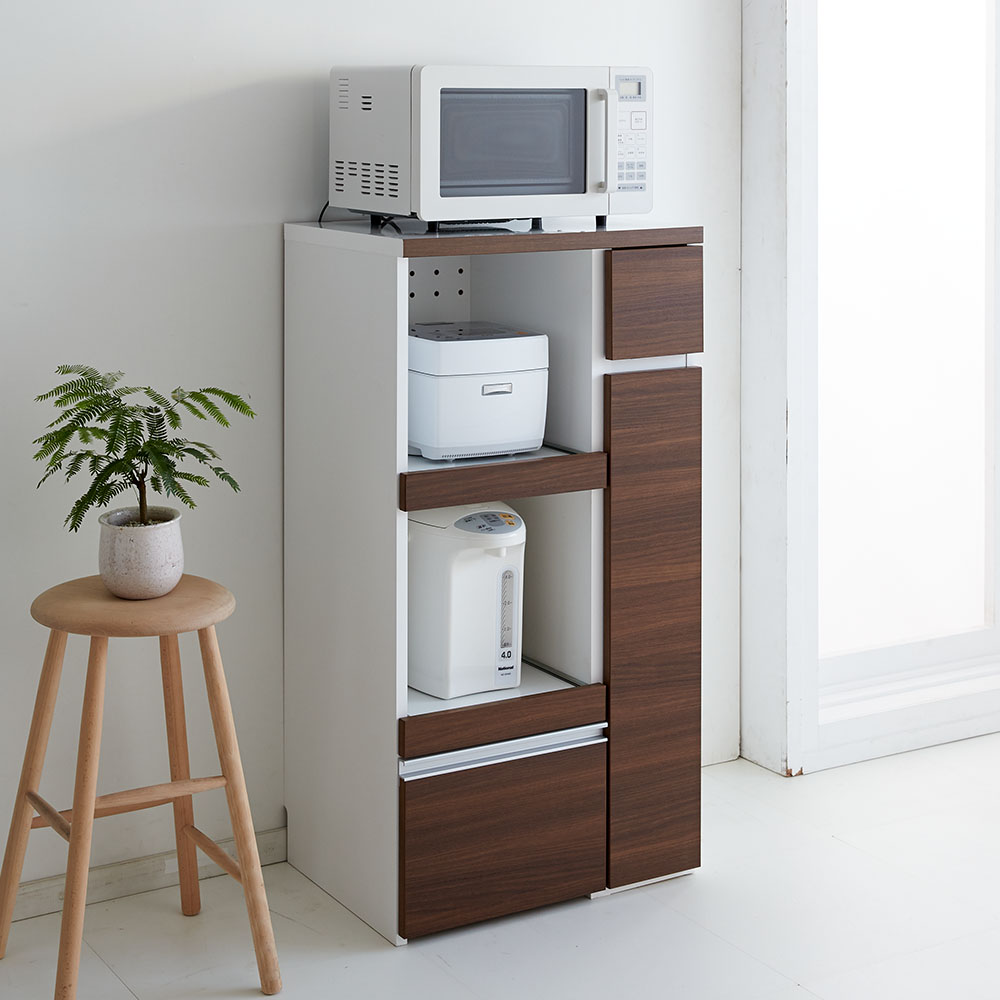 ≪幅90cm奥行40cm≫ サイズが選べる家電収納キッチンカウンター ハイタイプ 幅90cm キッチンカウンター キッチン収納 629616