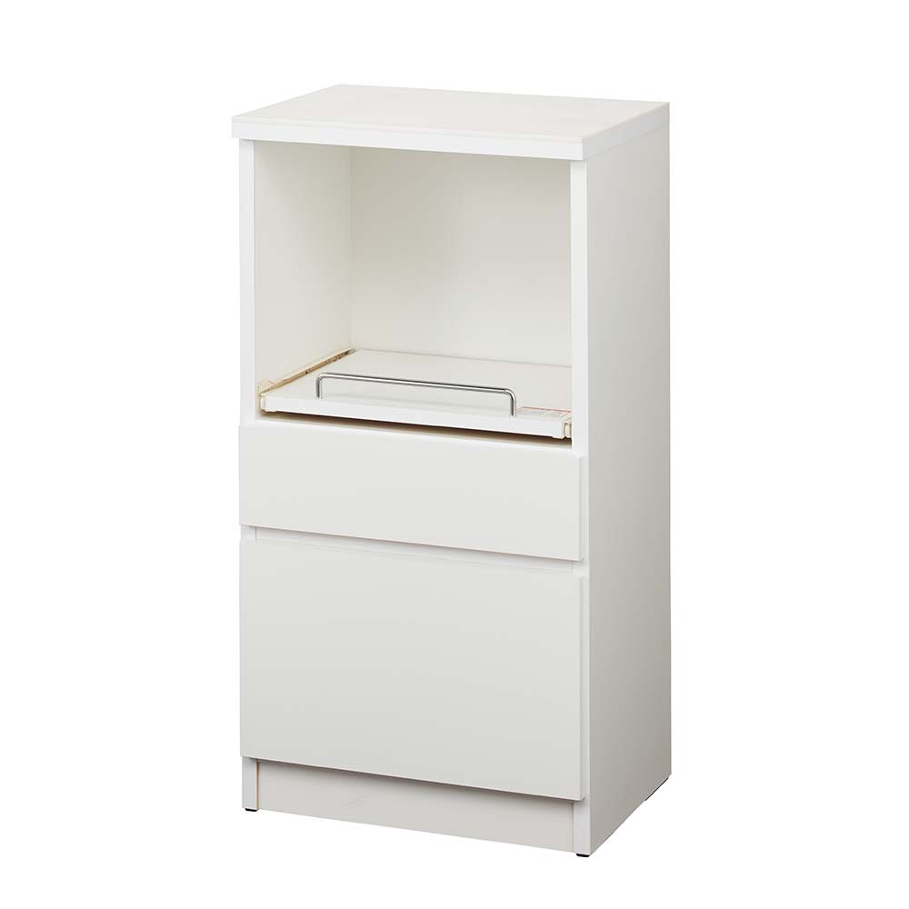 ≪家電収納 幅45cm≫ 組み合わせ自在の薄型人工大理石天板カウンター キッチンカウンター キッチン収納 629622