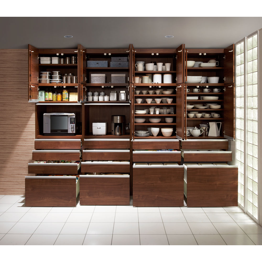 大型レンジがスッキリ隠せるダイニングボードシリーズ 家電タイプ・幅57.5cm キッチンボード キッチン収納 629809