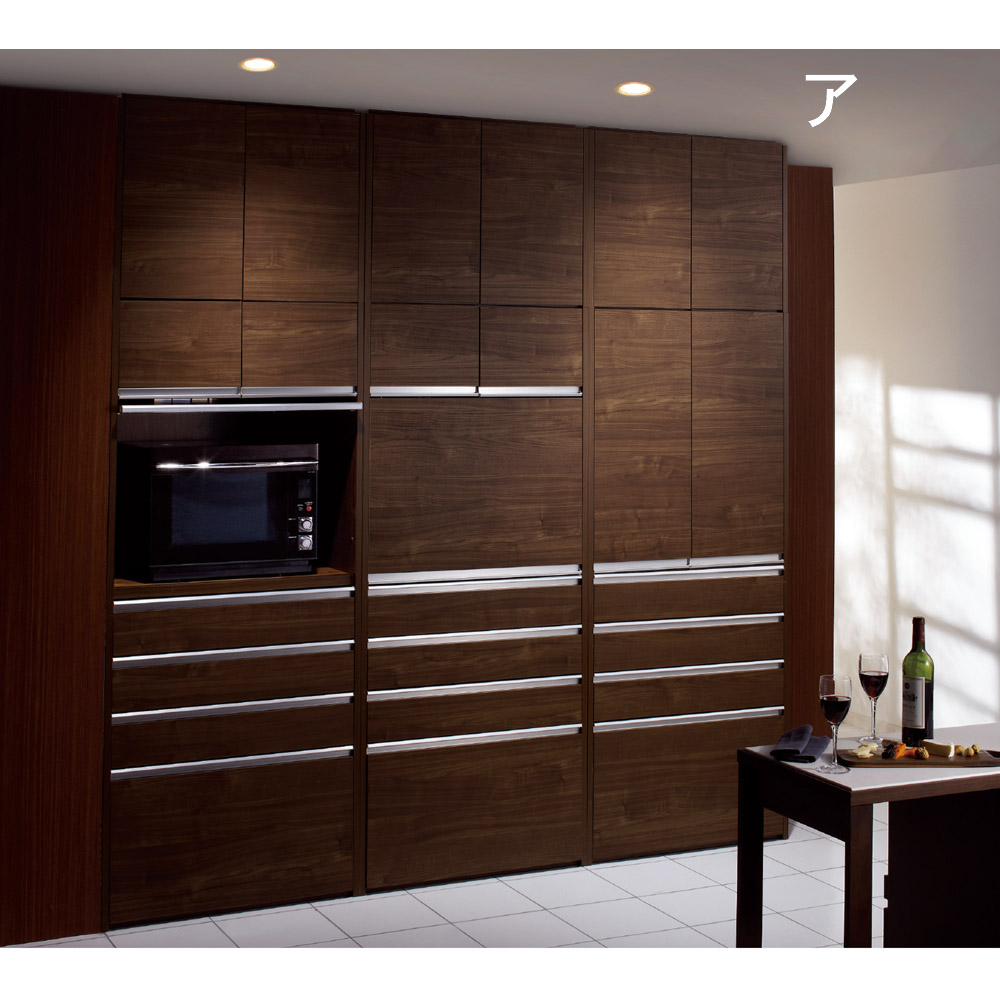 大型レンジがスッキリ隠せるダイニングボードシリーズ 引き出しタイプ・幅57.5cm キッチンボード キッチン収納 629811