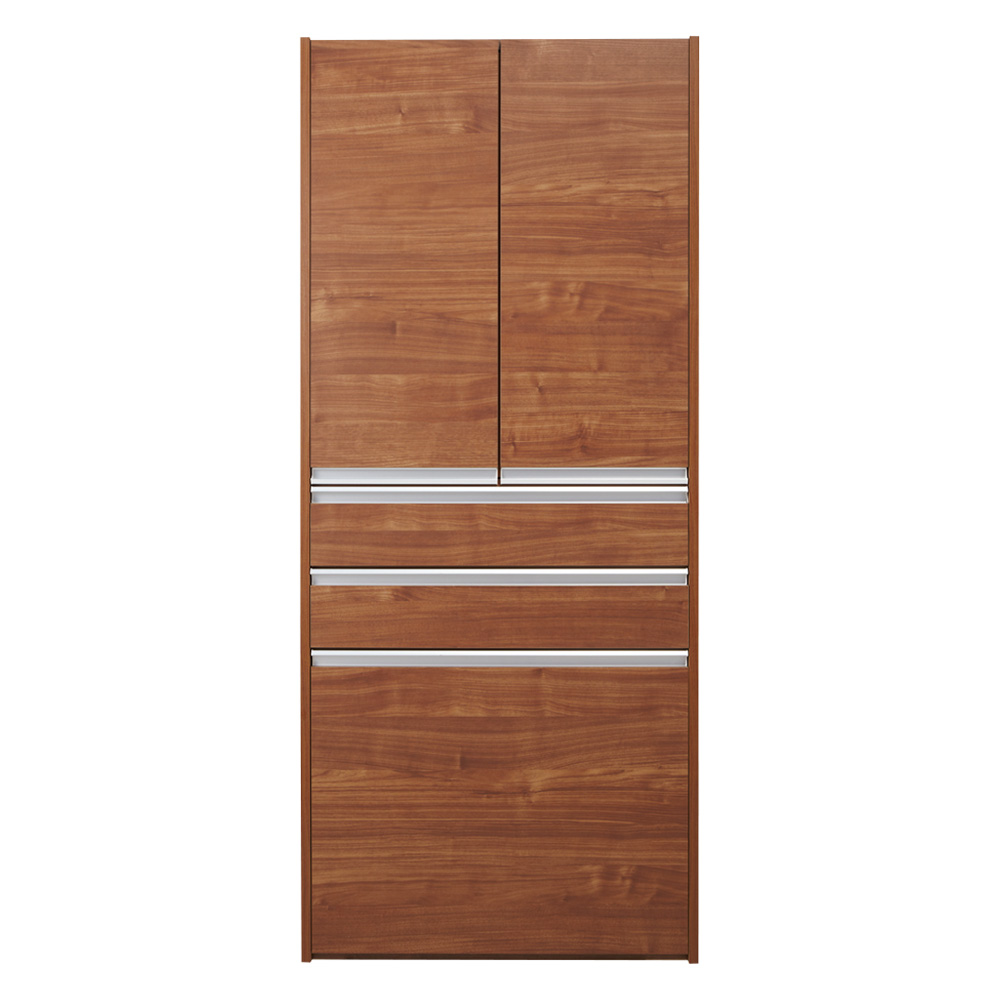 大型レンジがスッキリ隠せるダイニングボードシリーズ ダスト食器棚・幅77.5cm キッチンボード キッチン収納 629816