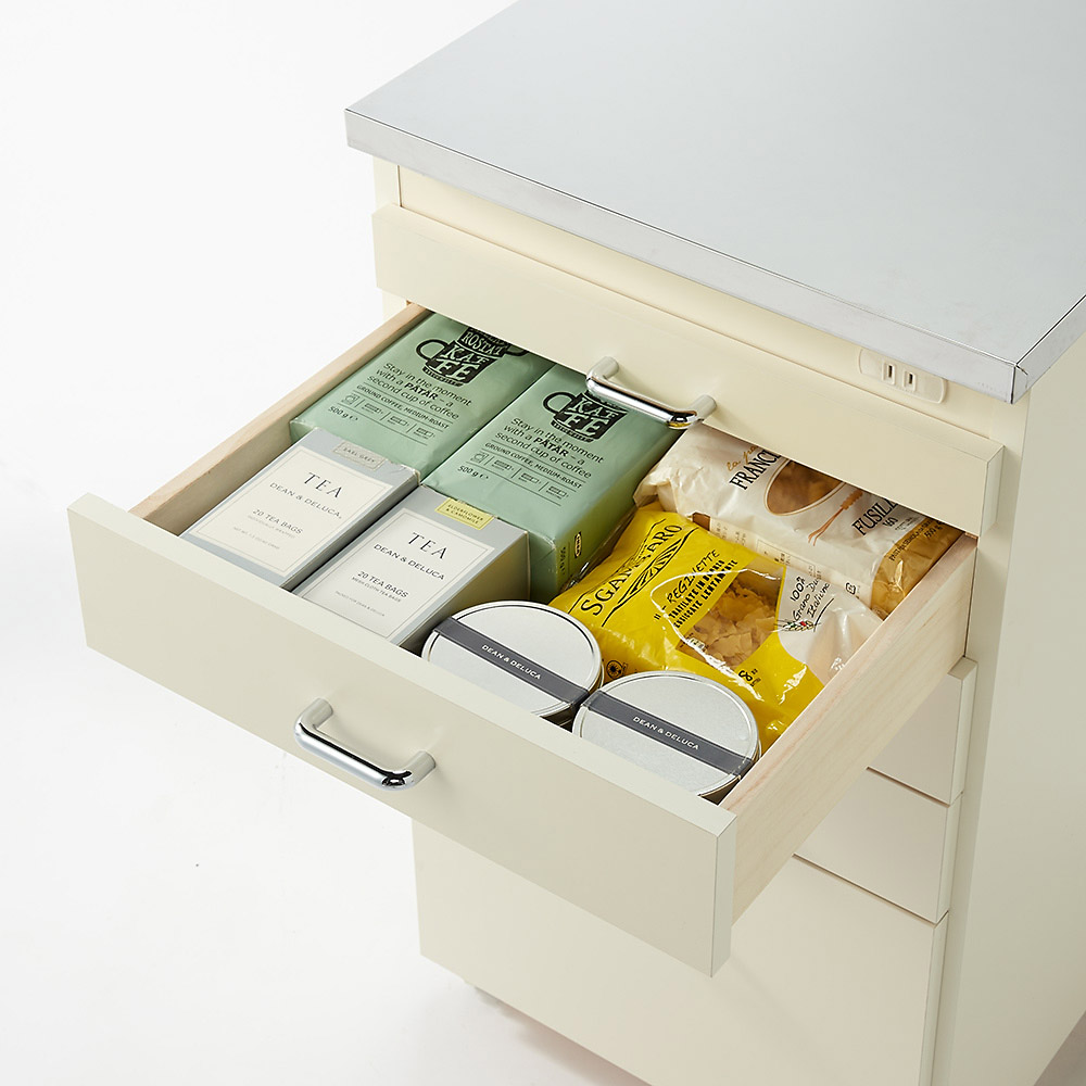 幅15奥行55cm］ ステンレス天板隙間収納 引き出しタイプ 完成品 日本製