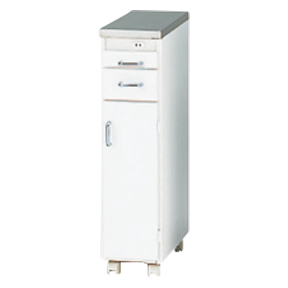 ［幅20奥行55cm］ ステンレス天板隙間収納 扉タイプ 完成品 日本製 キッチンストッカー 隙間収納 キッチン収納 630019