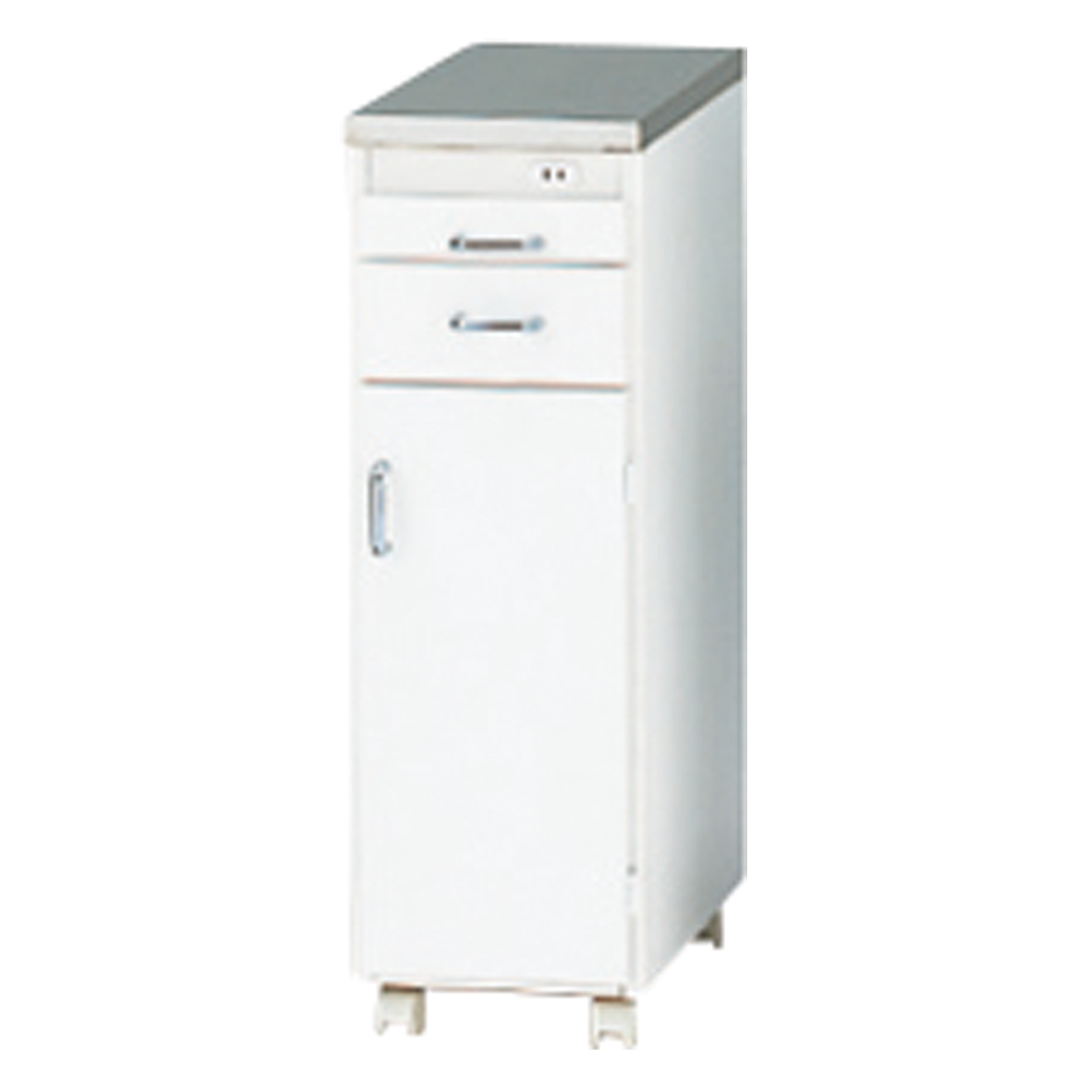 ［幅25奥行55cm］ ステンレス天板隙間収納 扉タイプ 完成品 日本製 キッチンストッカー 隙間収納 キッチン収納 630020