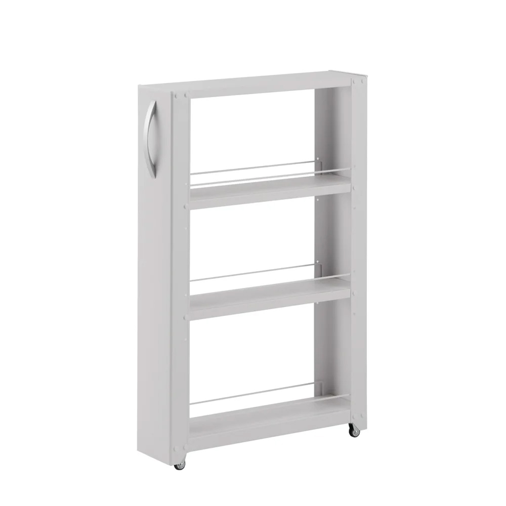 ［幅15奥行58高さ85.4cm］ 物置メーカーが造った頑丈隙間ワゴン ロータイプ キッチンストッカー 隙間収納 キッチン収納 630025