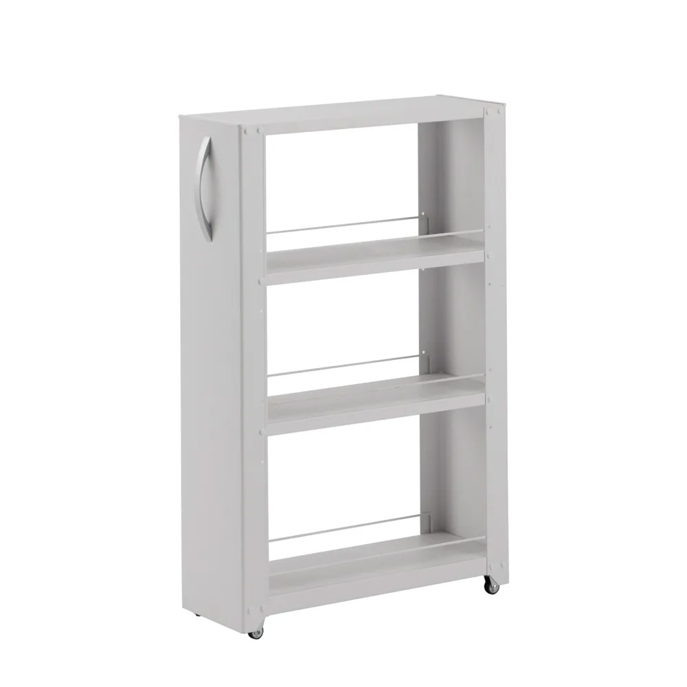 ［幅20奥行58高さ85.4cm］ 物置メーカーが造った頑丈隙間ワゴン ロータイプ キッチンストッカー 隙間収納 キッチン収納 630026