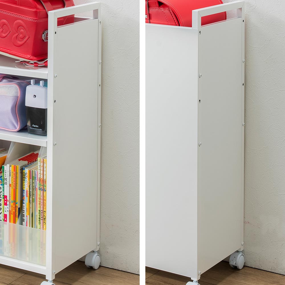 ≪幅65cm≫ 総耐荷重約50kg 全部隠せる頑丈ワゴン ロータイプ ディノス