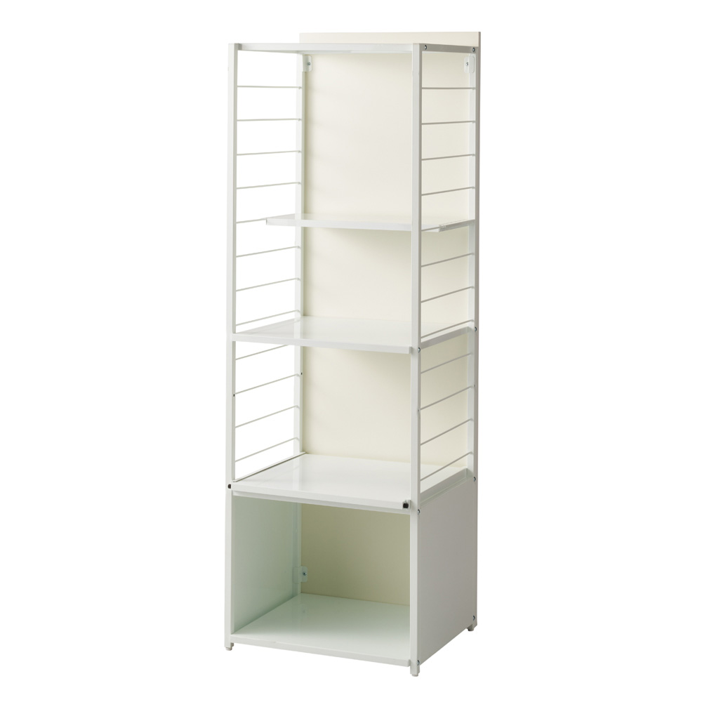 自由なレイアウトや目隠しが叶う 頑丈間仕切りキッチンラック 棚タイプ 幅60cm奥行53cm高さ181cm パーテーション 間仕切り リビング収納 630401