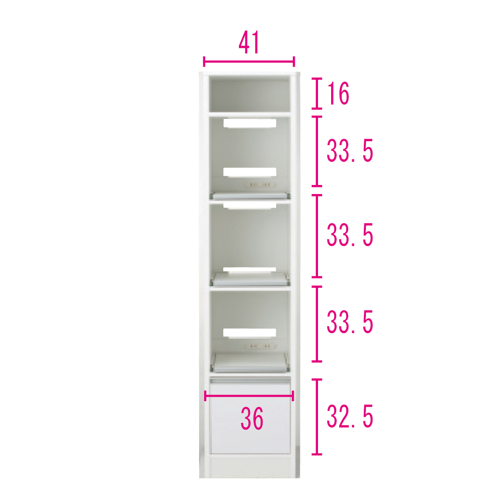 奥行スリム 幅が選べる 省スペース家電収納庫 幅45cm レンジ台 キッチンラック キッチン収納 630419