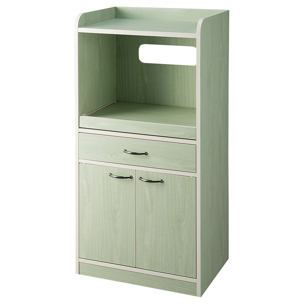 キッチン収納ミニ食器棚シリーズ レンジ台大(高さ120.5cm) レンジ台 キッチンラック キッチン収納 630423