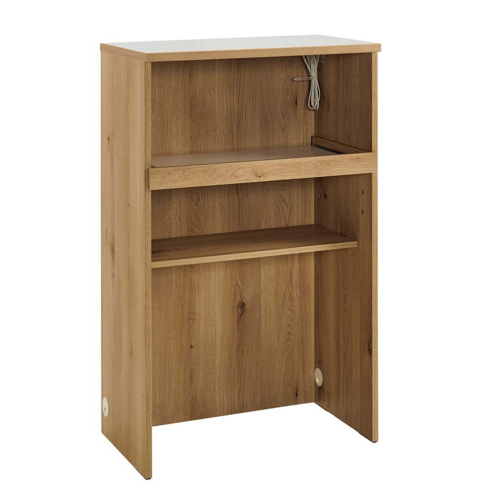 ゴミ箱に合わせて自由に収納できる間仕切り家電収納庫 幅75cm パーテーション 間仕切り リビング収納 630522