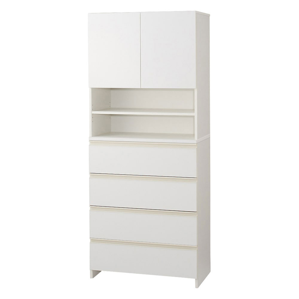 スペースに合わせて奥行が選べるサニタリーチェスト 奥行41cm・幅75cm 洗面所収納 隙間収納 トイレ 洗面所 ランドリー収納 631106