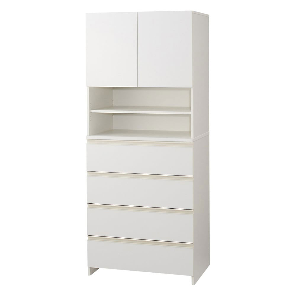 スペースに合わせて奥行が選べるサニタリーチェスト 奥行51cm・幅75cm 洗面所収納 隙間収納 トイレ 洗面所 ランドリー収納 631109