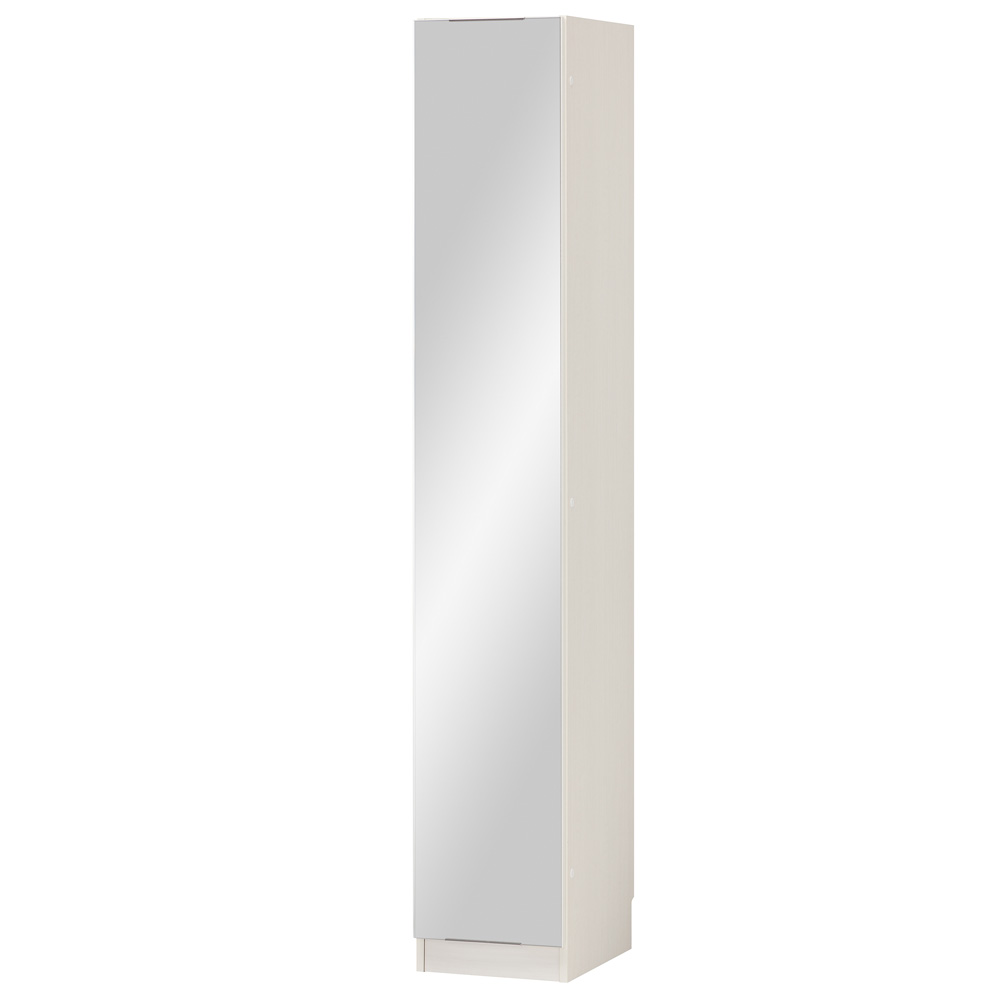 インテリアに合わせて8色&13タイプから選べるシューズボックス ミラー扉(左開き) 幅30高さ180.5cm 下駄箱 シューズボックス 玄関収納 631504