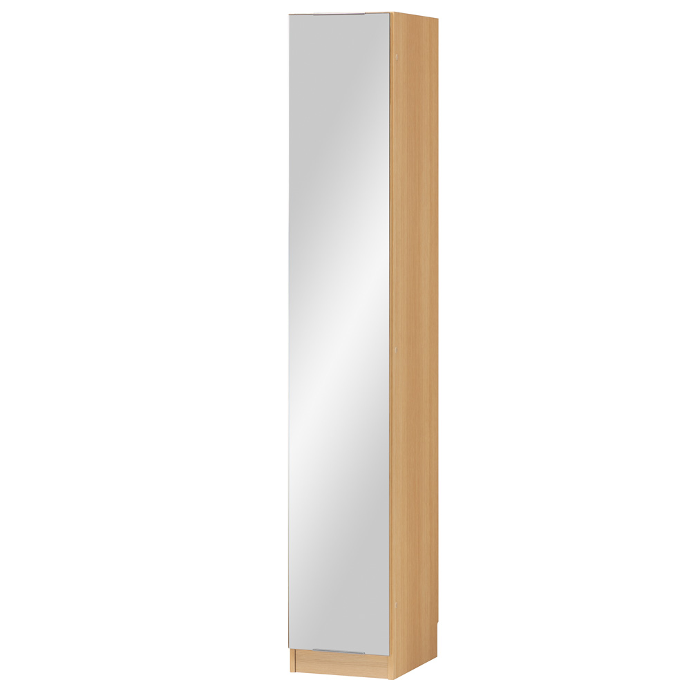 インテリアに合わせて8色&13タイプから選べるシューズボックス ミラー扉(左開き) 幅30高さ180.5cm 下駄箱 シューズボックス 玄関収納 631504