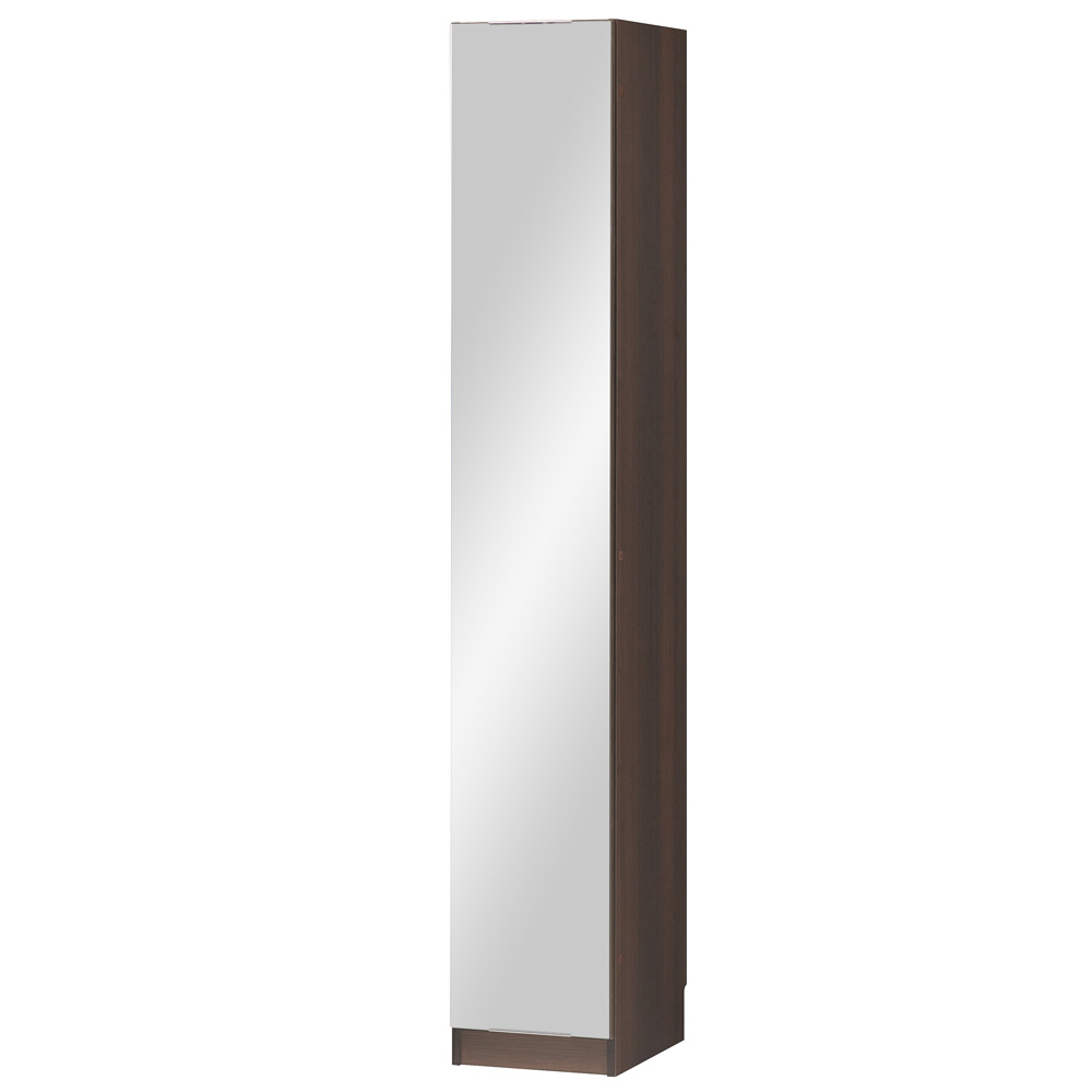 インテリアに合わせて8色&13タイプから選べるシューズボックス ミラー扉(左開き) 幅30高さ180.5cm 下駄箱 シューズボックス 玄関収納 631504