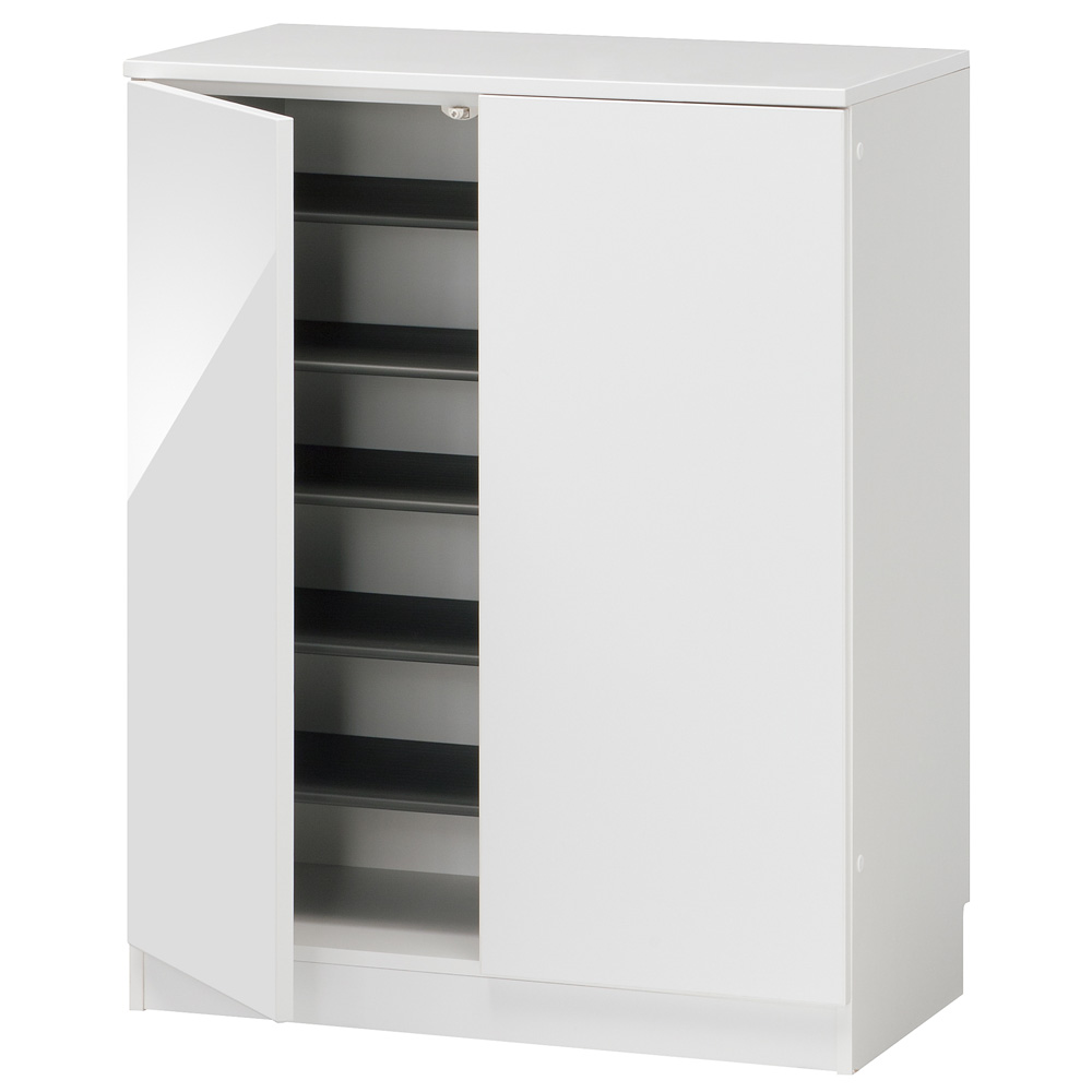 インテリアに合わせて8色&13タイプから選べるシューズボックス 幅90高さ95.5cm 下駄箱 シューズボックス 玄関収納 631513