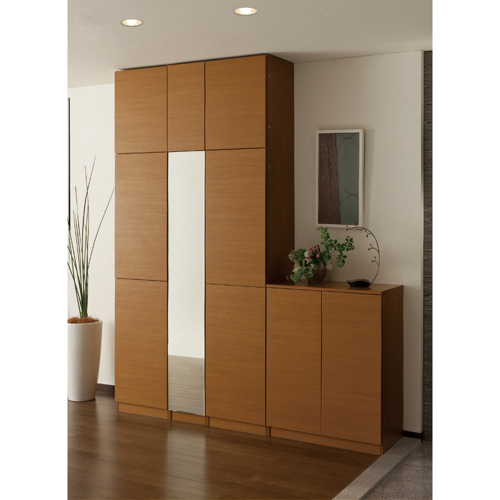 インテリアに合わせて8色&13タイプから選べるシューズボックス 幅90高さ95.5cm 下駄箱 シューズボックス 玄関収納 631513