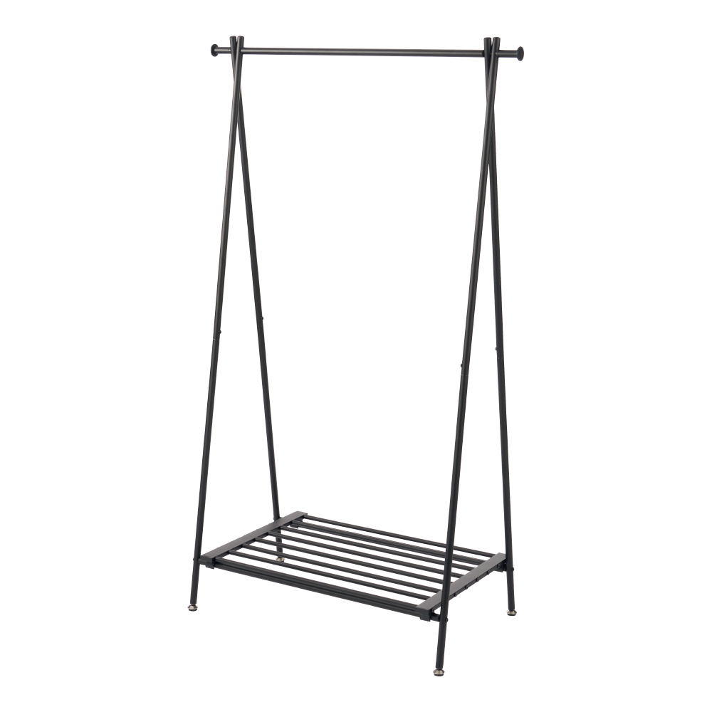 スチール製A型ハンガーラック 幅90cm奥行46cm高さ152cm コートハンガー コート掛け 衣類収納 631824