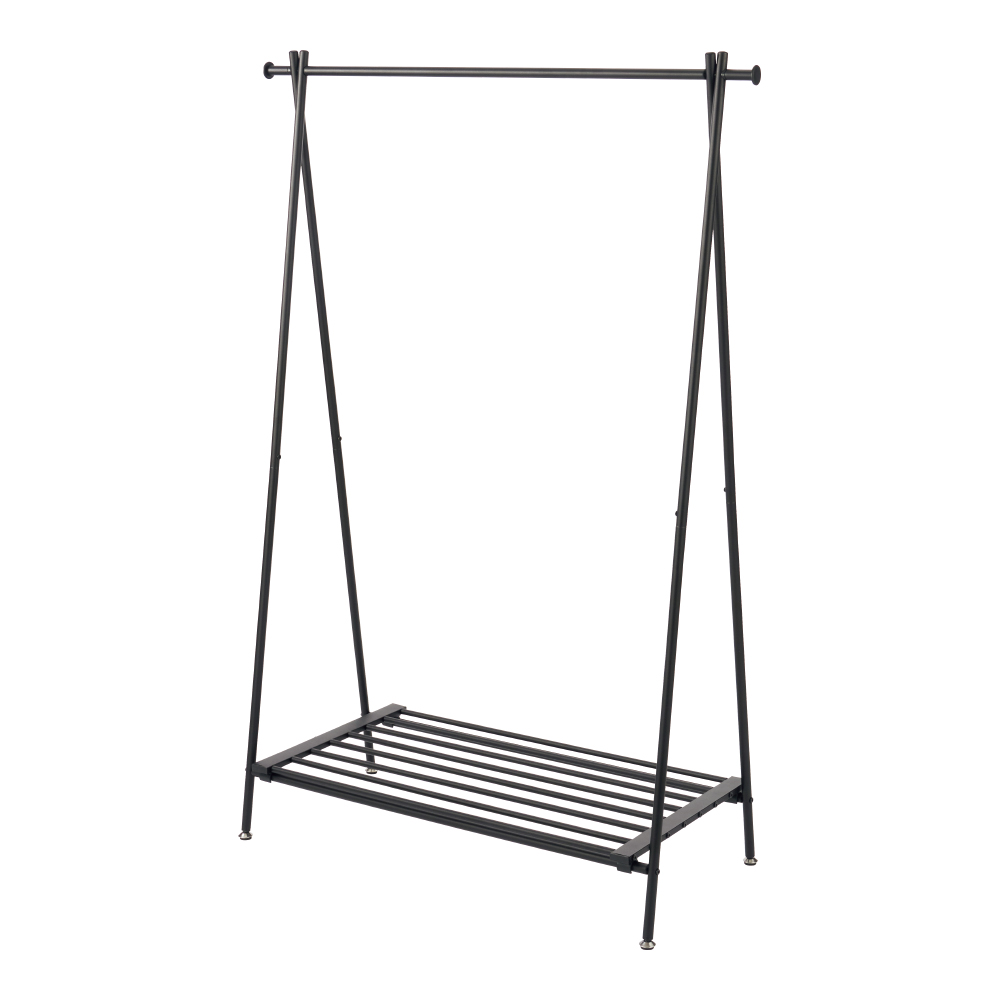 スチール製A型ハンガーラック 幅105cm奥行46cm高さ152cm コートハンガー コート掛け 衣類収納 631825