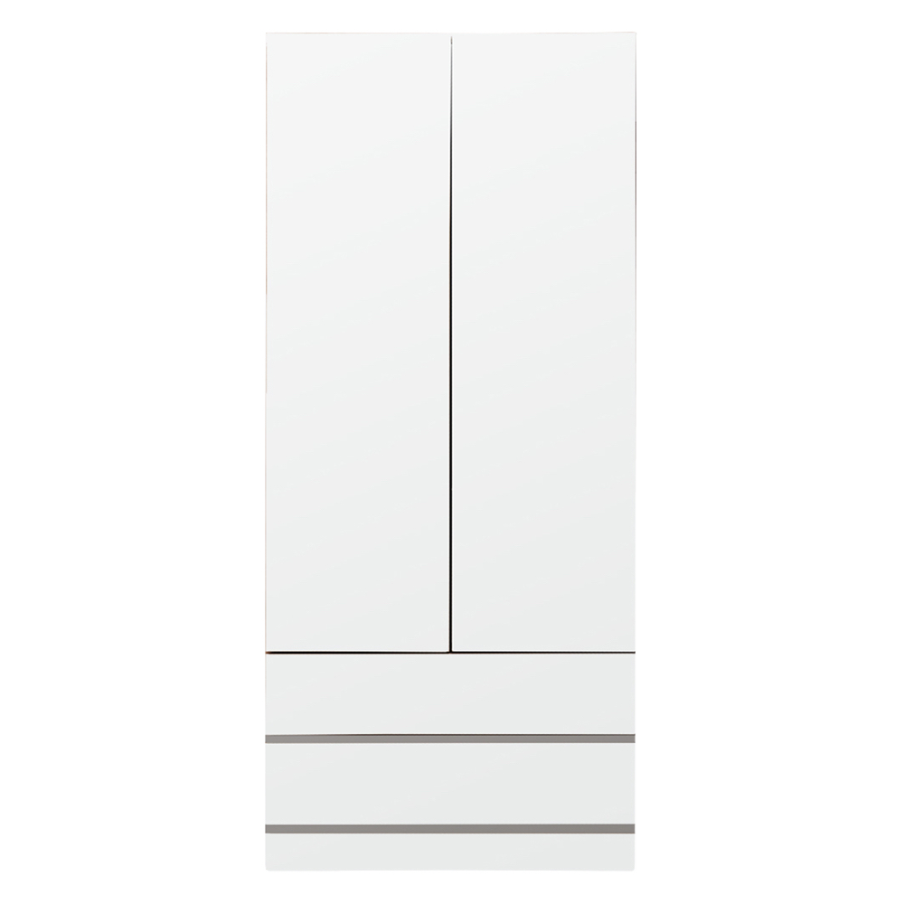 壁面間仕切りワードローブ ブレザー・幅80cm パーテーション 間仕切り リビング収納 632336