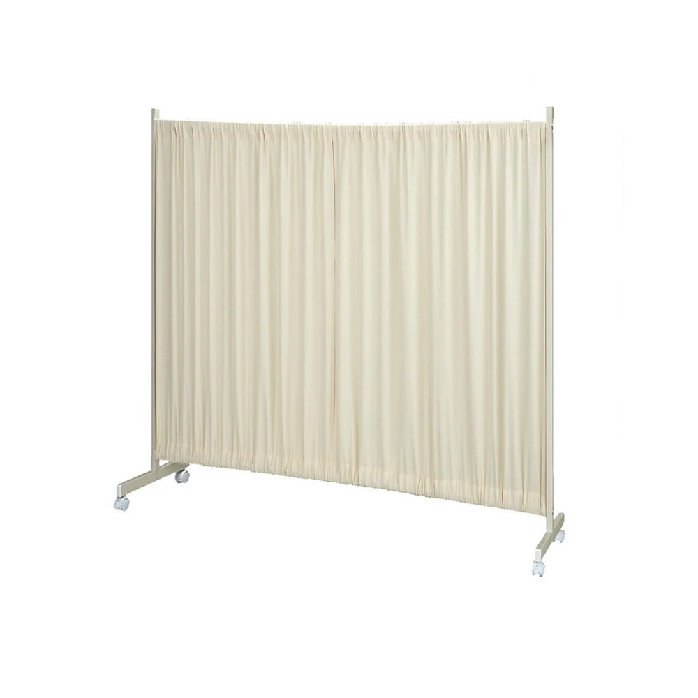 場所を選ばない伸縮パーテーション ロータイプ 高さ145cm 幅229cm-304cm パーテーション 間仕切り リビング収納 632419