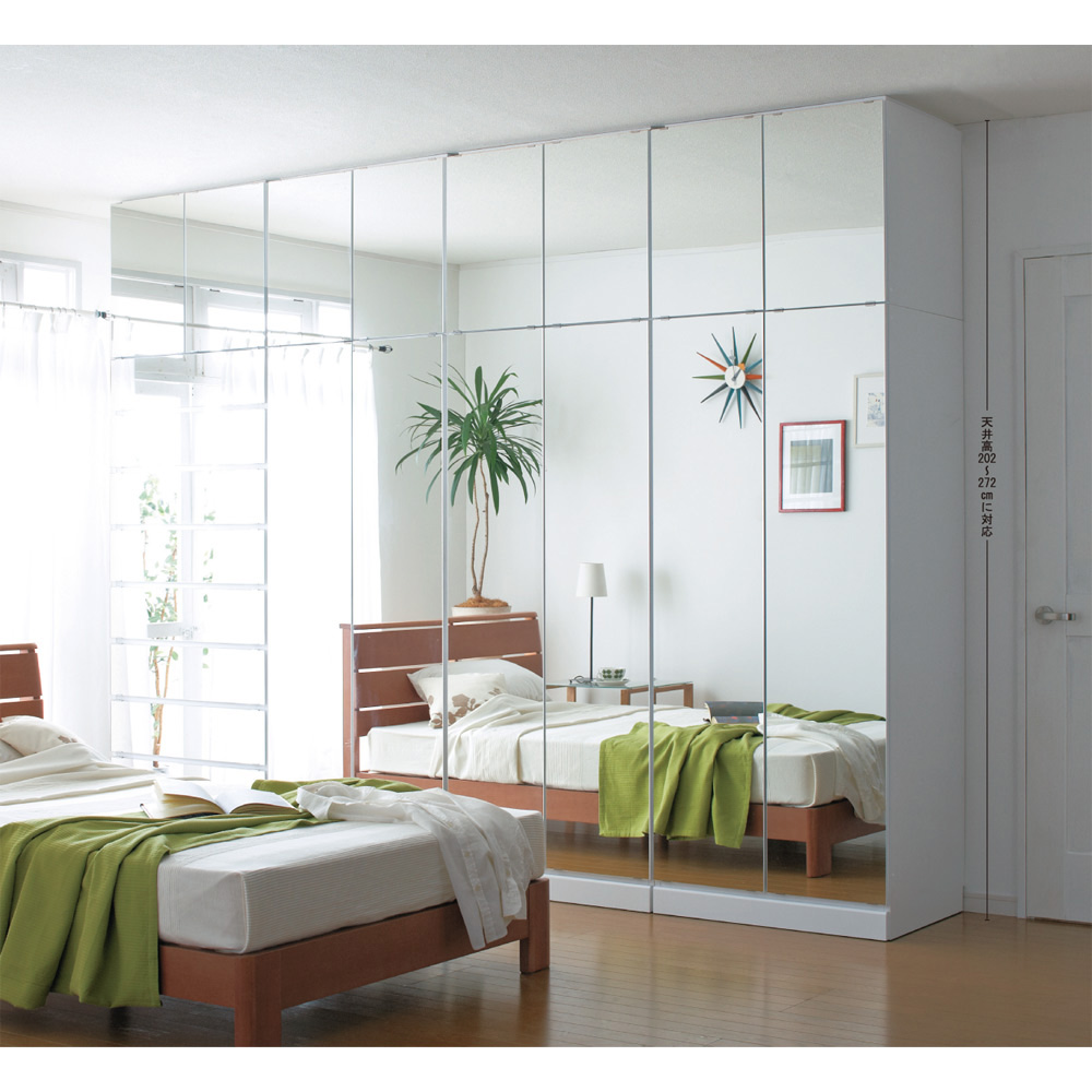 【日本製】シンプルスタイルワードローブ 棚 幅39cm（左開き）奥行56cmタイプ ワードローブ クローゼット 衣類収納 632508