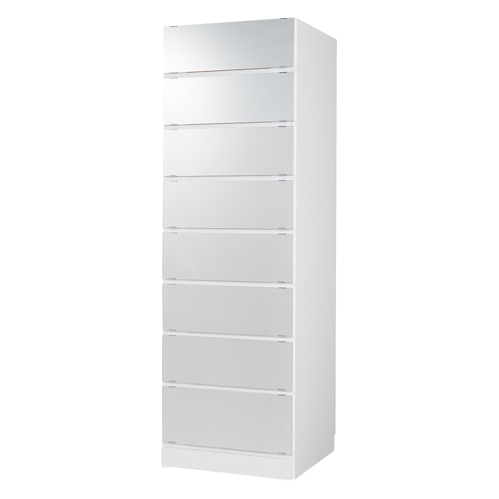 【日本製】シンプルスタイルワードローブ タワーチェスト幅57.5cm奥行56cmタイプ ワードローブ クローゼット 衣類収納 632512