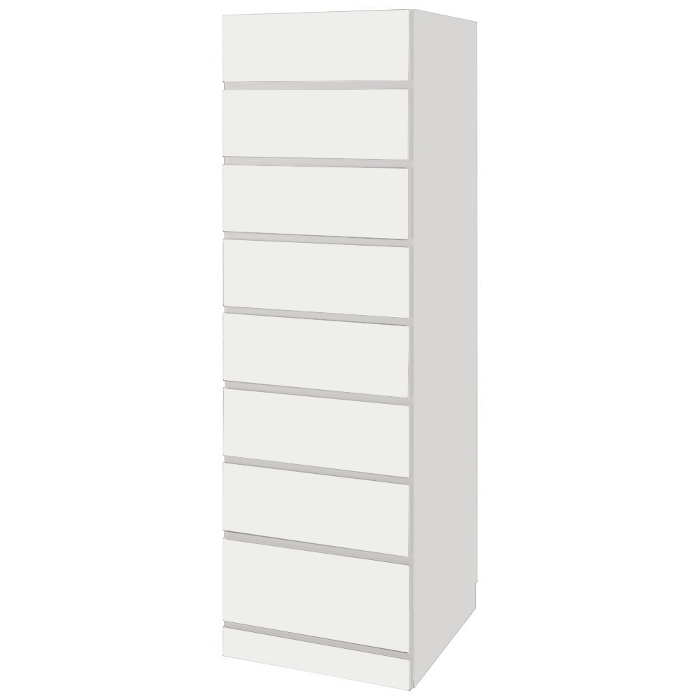 【日本製】シンプルスタイルワードローブ タワーチェスト幅57.5cm奥行56cmタイプ ワードローブ クローゼット 衣類収納 632512