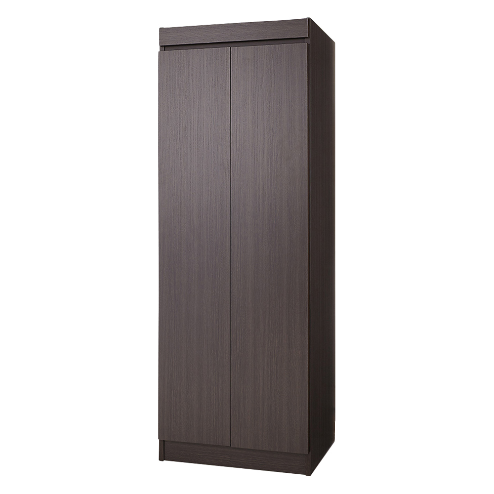 必要な時だけ引き出せるちょいかけハンガー付きクローゼット ハンガー1段可動棚2枚 幅60cm ワードローブ クローゼット 衣類収納 632601