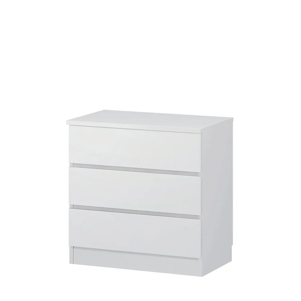 ぴったりサイズが見つかるフルスライドレールチェスト 3段 高さ69.5cm・幅75cm リビング リビング収納 632722