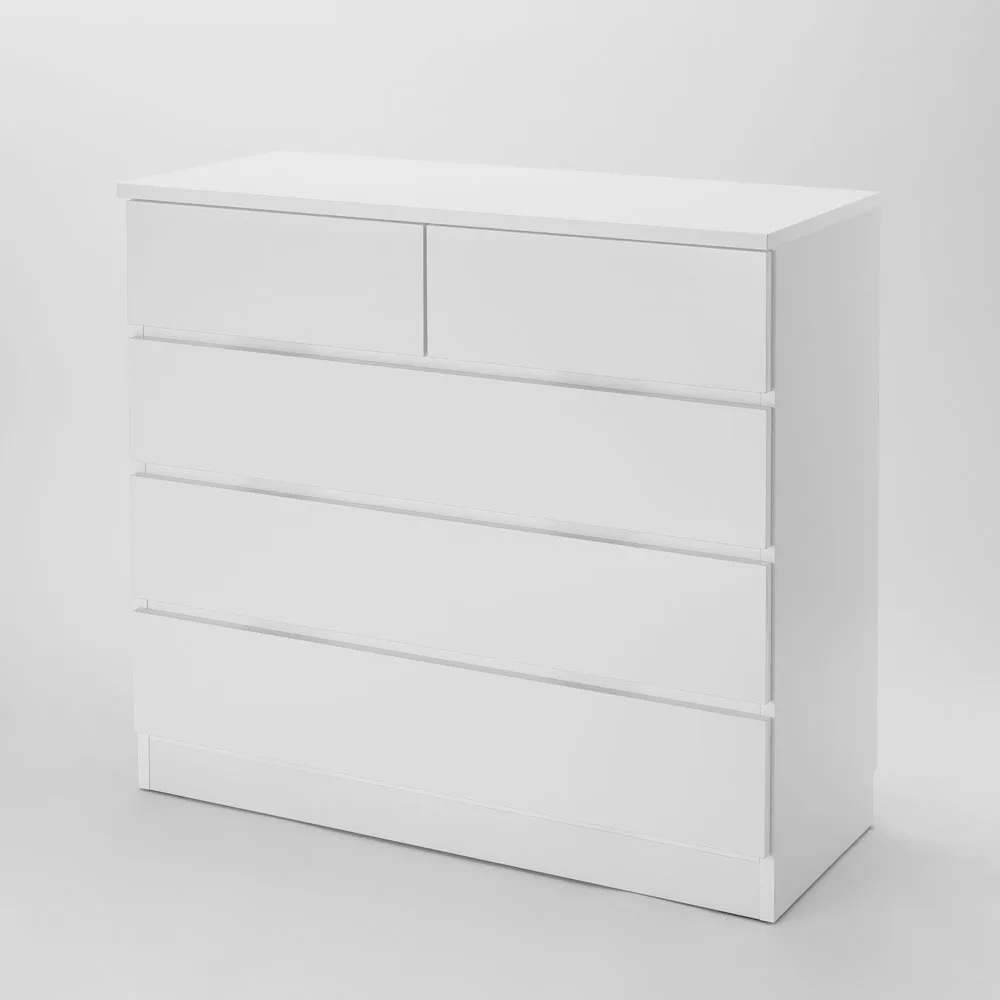 ぴったりサイズが見つかるフルスライドレールチェスト 4段 高さ89.5cm・幅100cm リビング リビング収納 632738