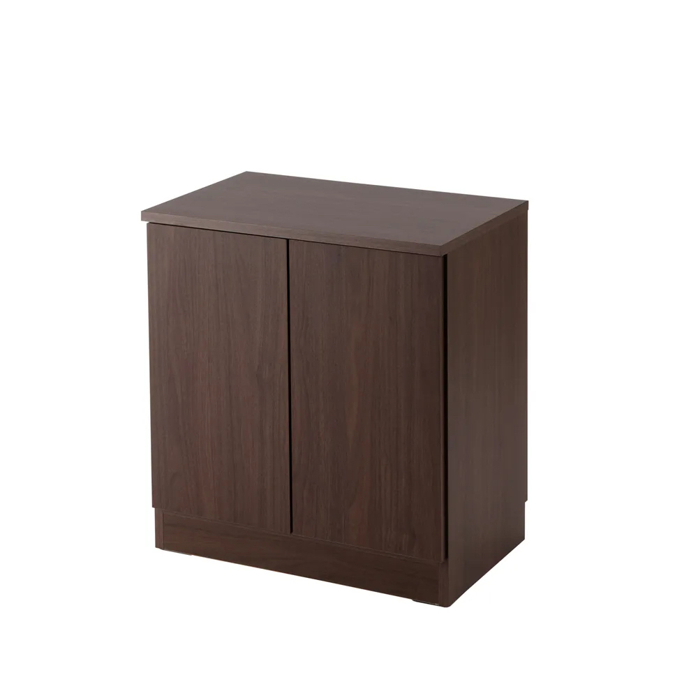 ぴったりサイズが見つかるプッシュ扉キャビネット 高さ109.5cm・幅75cm キャビネット リビングボード リビング収納 632751