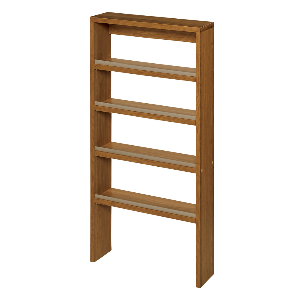 壁ピタ設置で突っ張らずに置ける超薄型ラック ロータイプ高さ90cm 幅45cm奥行12cm コレクションケース ディスプレイラック 飾り棚 本棚 ラック シェルフ 633009